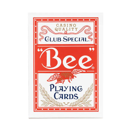Bee Diamond Back Playing Cards - Red