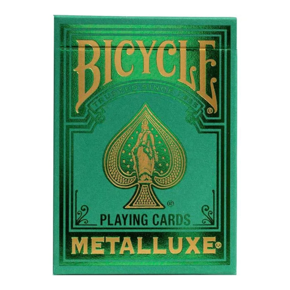 Bicycle Metalluxe Green 2022 Playing Cards