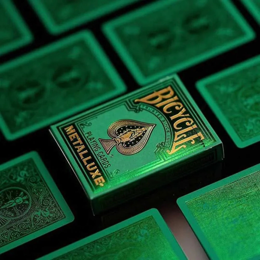 Bicycle Metalluxe Green 2022 Playing Cards