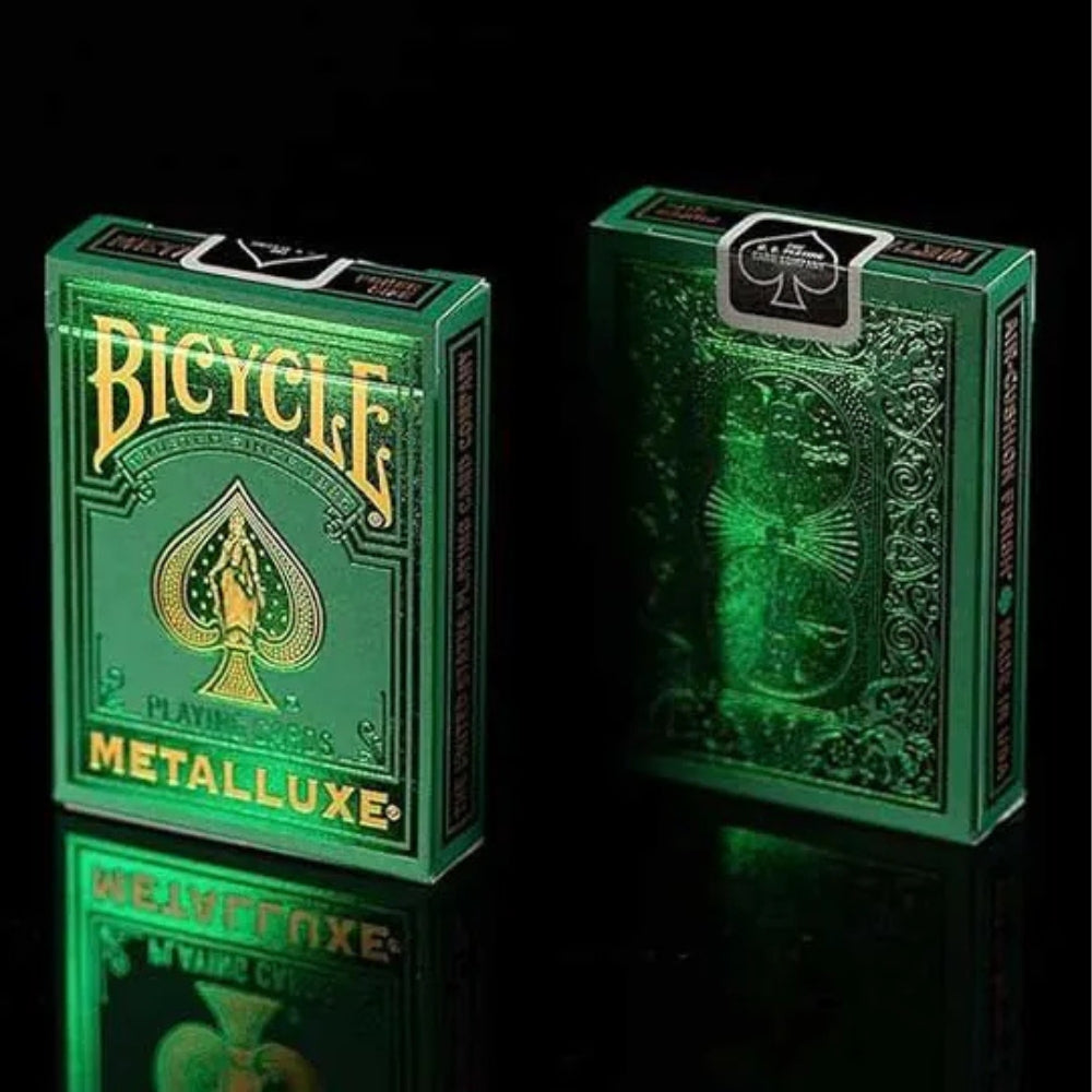 Bicycle Metalluxe Green 2022 Playing Cards