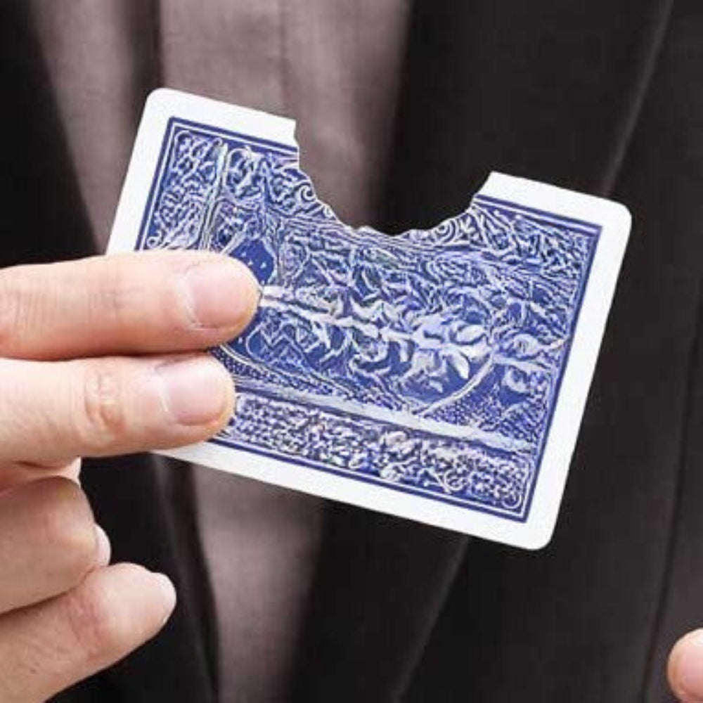 Bite Out Card Trick - BLUE