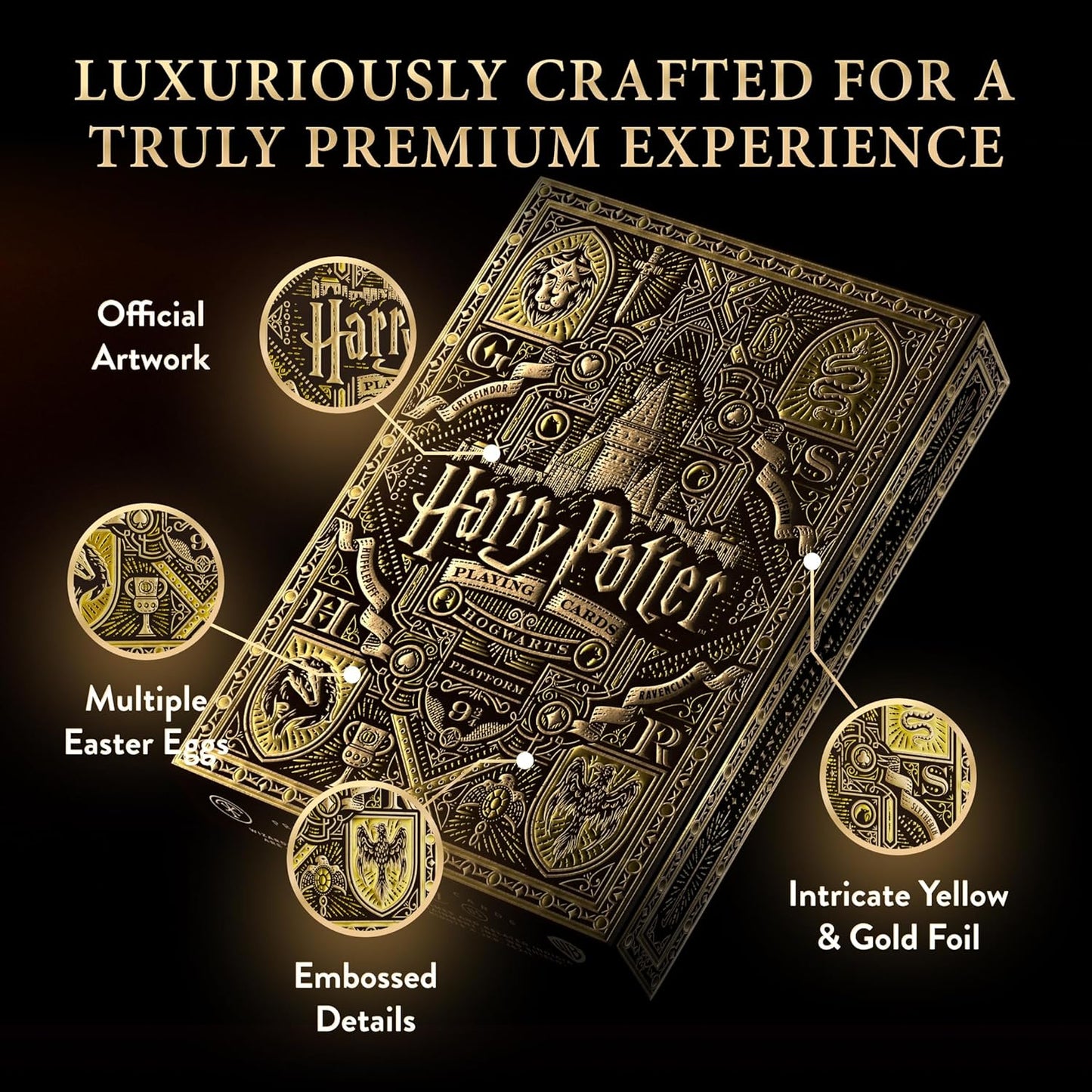 Harry Potter (Yellow-Hufflepuff) Playing Cards