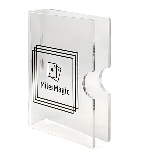 MilesMagic Acrylic Transparent Card Clip