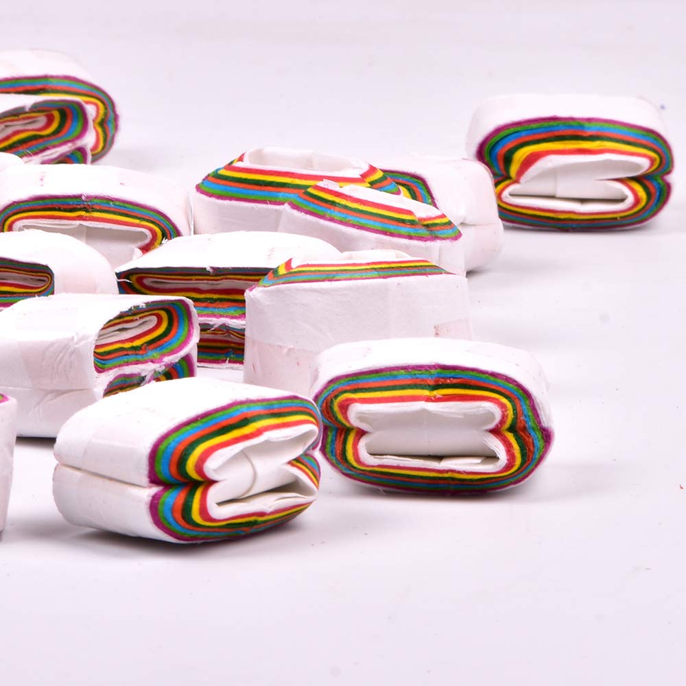 Pack of 12 Mouth Coils - Multicolor Streamer