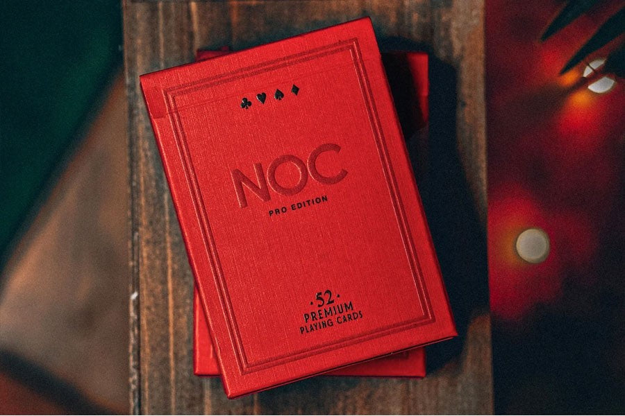 NOC Pro 2021 (Burgundy Red) Playing Cards