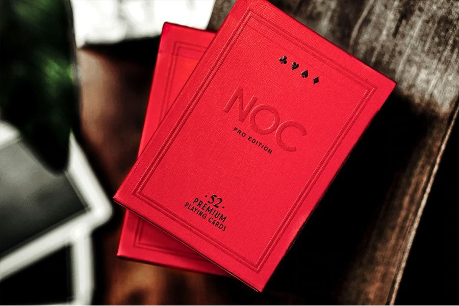 NOC Pro 2021 (Burgundy Red) Playing Cards