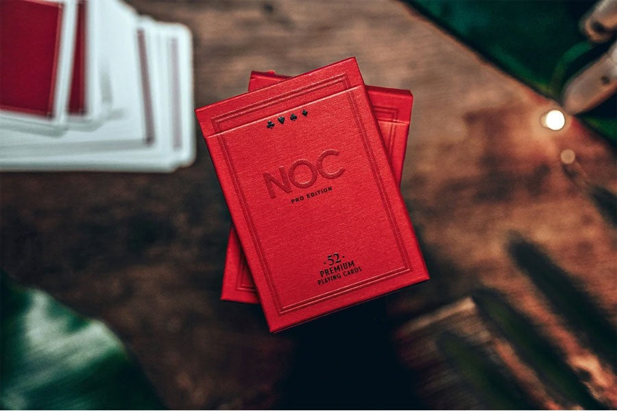 NOC Pro 2021 (Burgundy Red) Playing Cards