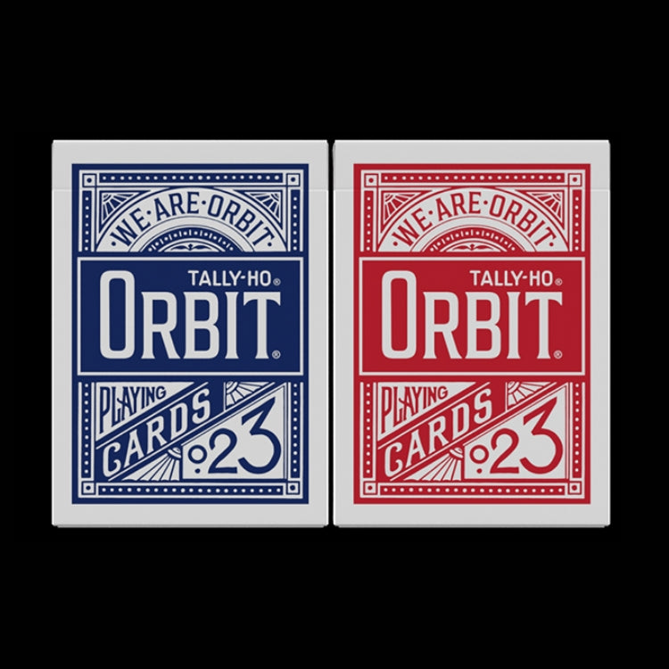 Orbit Tally Ho Circle Back Playing Cards - Red