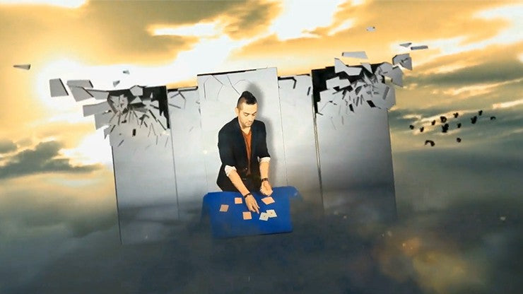 Over The Edge Red (Gimmick and Cards Included) by Landon Swank