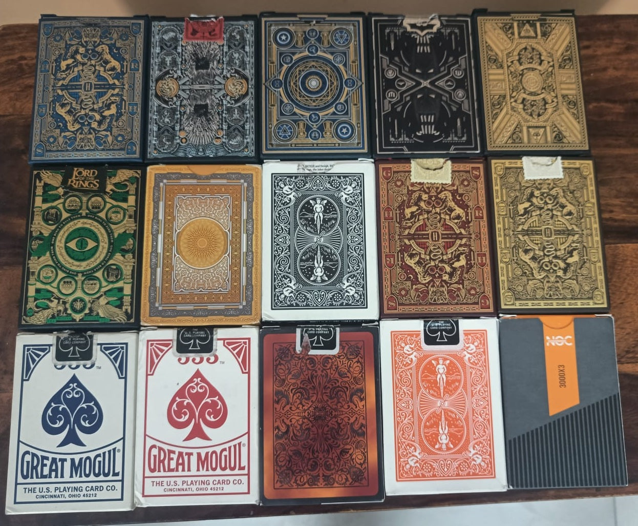 Playing Cards - SET A (Unsealed, brand new)