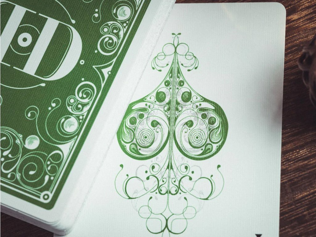 Smoke & Mirrors V8 | Standard Edition | Playing Cards - Green