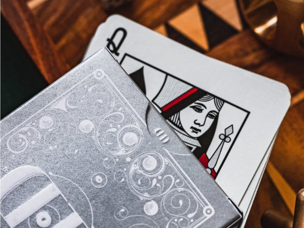 Smoke & Mirrors V8 | Standard Edition | Playing Cards - Silver