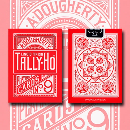 Tally Ho Reverse Fan Back Deck - Red