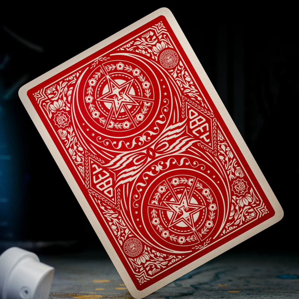 Obey Red Edition Playing Cards