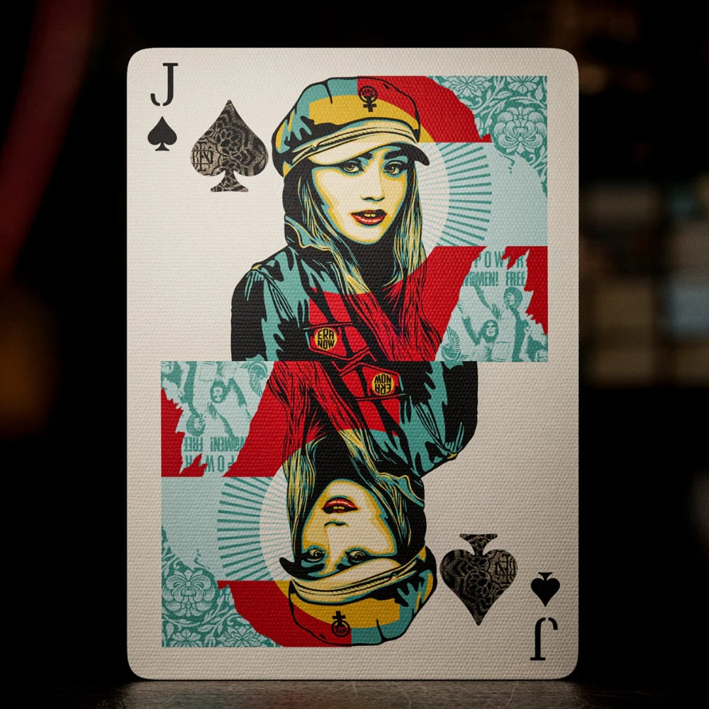 Obey Red Edition Playing Cards