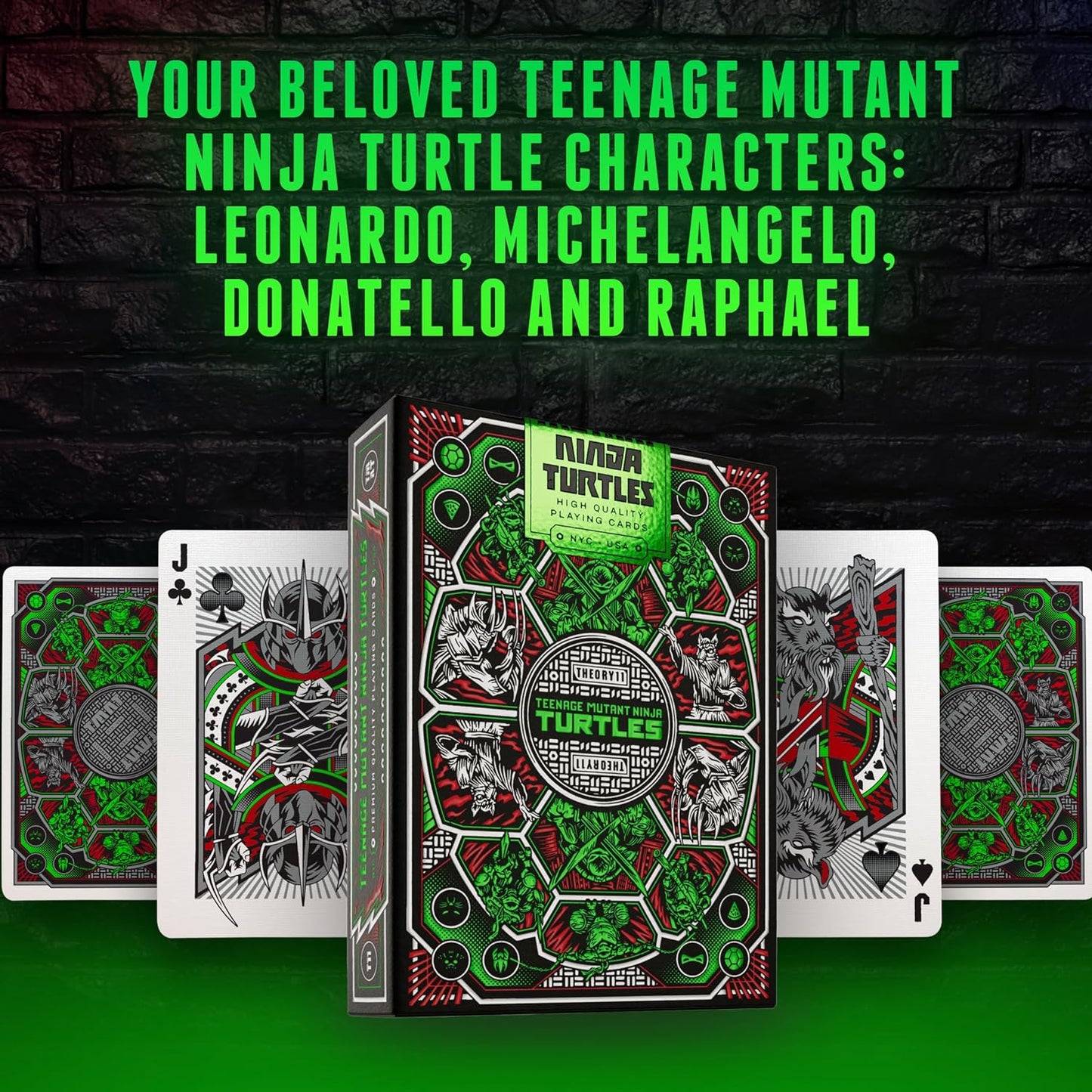 Teenage Mutant Ninja Turtles Playing Cards