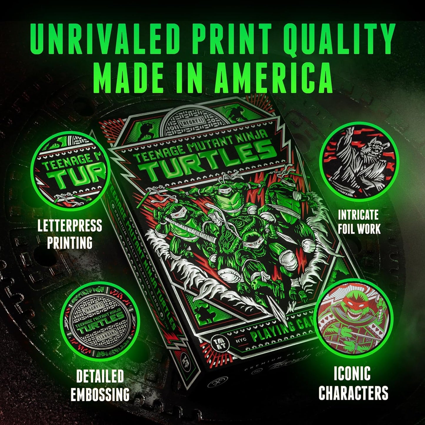 Teenage Mutant Ninja Turtles Playing Cards