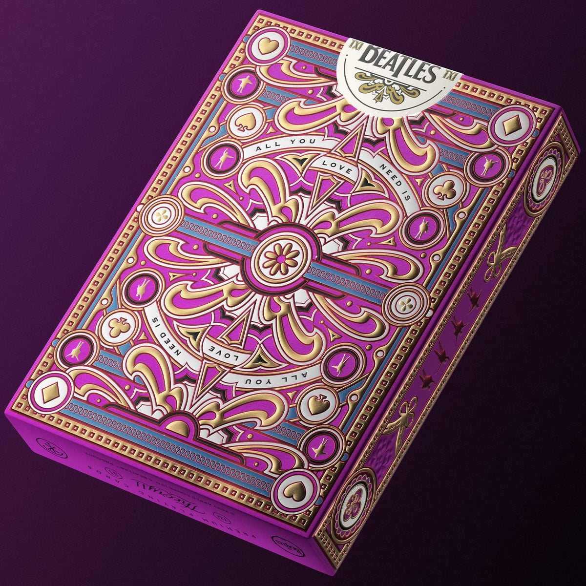 The Beatles Playing Cards - Pink Edition