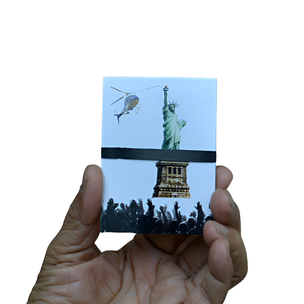 The Vanish Statue of Liberty Card