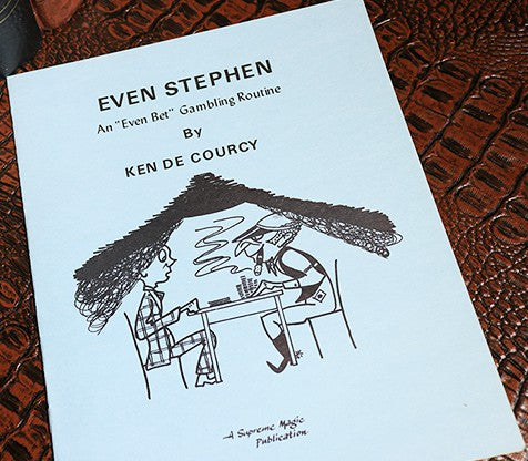 Even Stephen by Ken de Courcy - Book