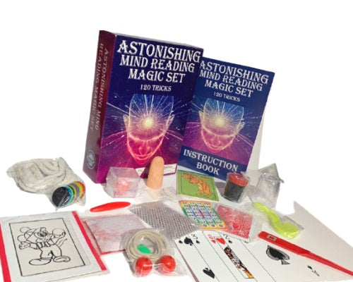 Astonishing Mind Reading Magic Set - 120 Tricks