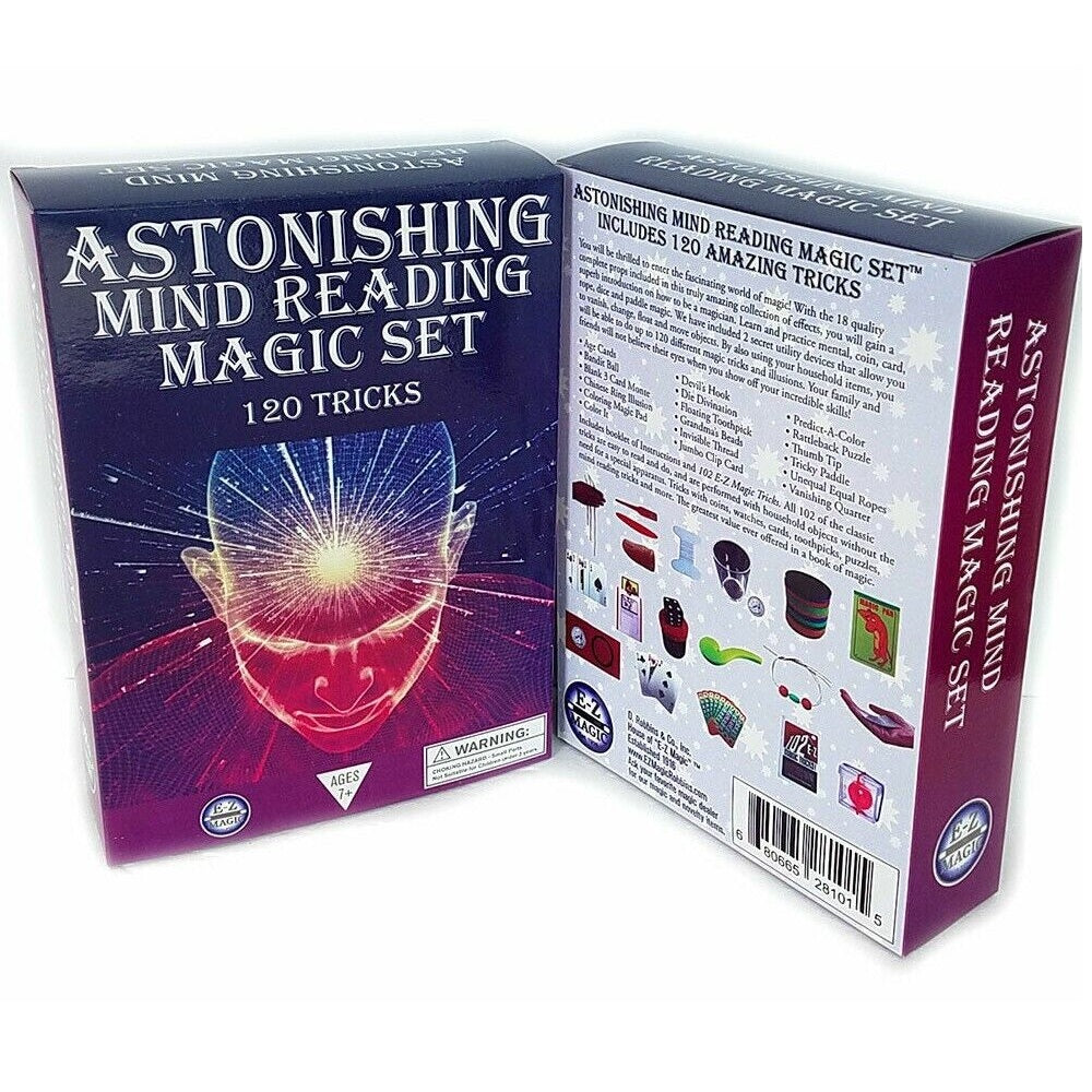 Astonishing Mind Reading Magic Set - 120 Tricks