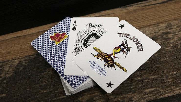 Bee Lotus Casino Grade Deck - Blue