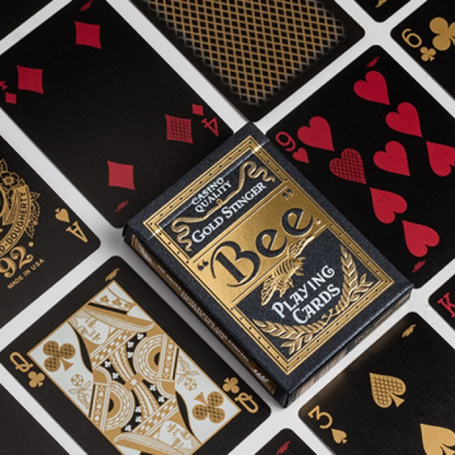 Bee Gold Stinger Playing Cards