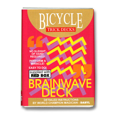 Bicycle Brainwave Trick Deck - Red