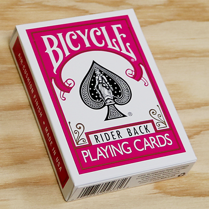 Bicycle Rider Back (FUCHSIA) Deck