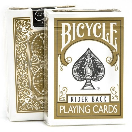 Bicycle Rider Back (GOLD) Deck