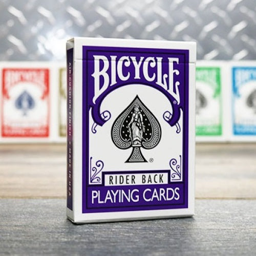 Bicycle Rider Back (PURPLE) Deck