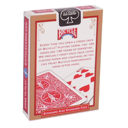 Bicycle Red Standard Playing Cards - Gold Border Tuck