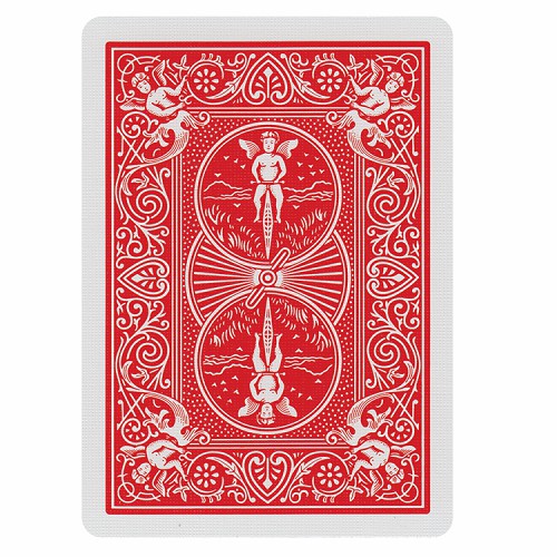 Bicycle Red Standard Playing Cards - Gold Border Tuck