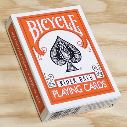 Bicycle Rider Back (ORANGE) Deck