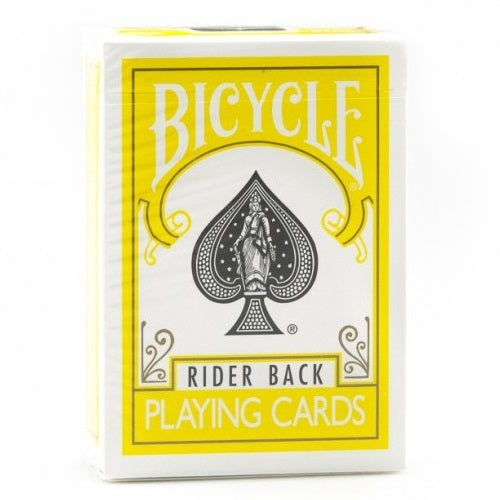 Bicycle Rider Back (YELLOW) Deck