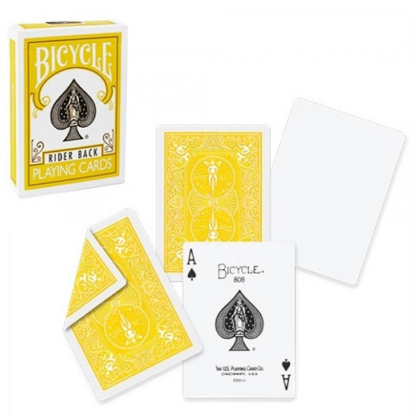 Bicycle Rider Back (YELLOW) Deck