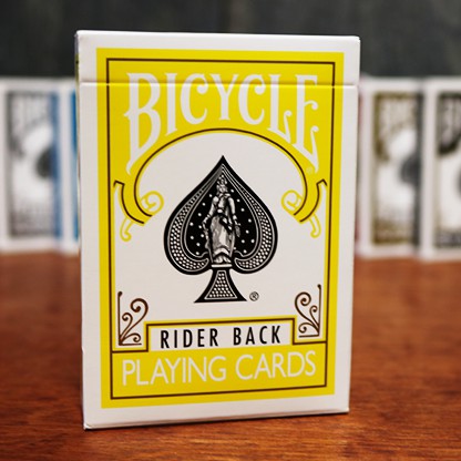 Bicycle Rider Back (YELLOW) Deck