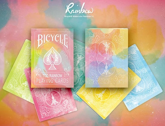 Bicycle TCC Rainbow V3 (Peach) Edition Deck