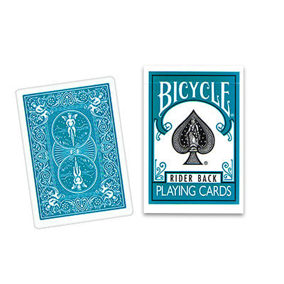 Bicycle Rider Back (TURQUOISE) Deck