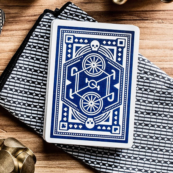 DKNG Blue Wheel Playing Cards by Art of Play