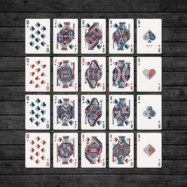 DKNG Blue Wheel Playing Cards by Art of Play