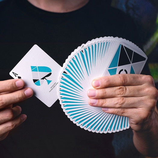 Cardistry Fanning Turquoise Blue Deck