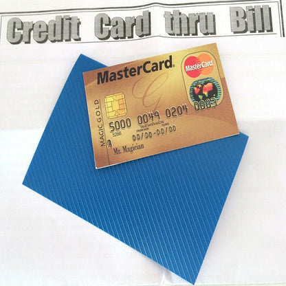 Credit Card Thru Dollar Bill Magic Trick