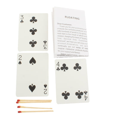 Floating Match Stick On Card