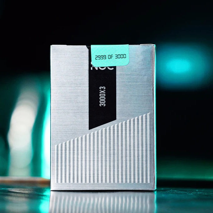 NOC3000X3 : Silver/Teal (Species X) Limited Edition Playing Cards