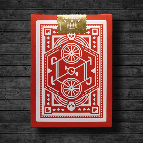 DKNG Red Wheel Playing Cards by Art of Play