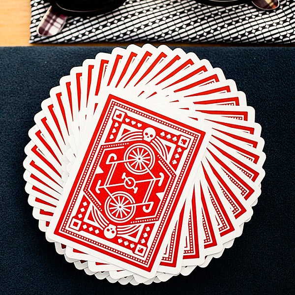 DKNG Red Wheel Playing Cards by Art of Play