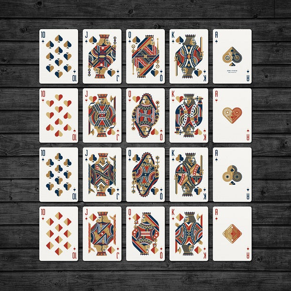 DKNG Red Wheel Playing Cards by Art of Play