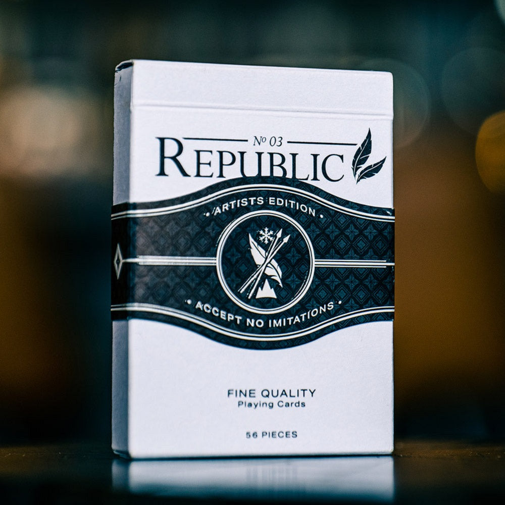 Republic Artist (Black) Playing Cards